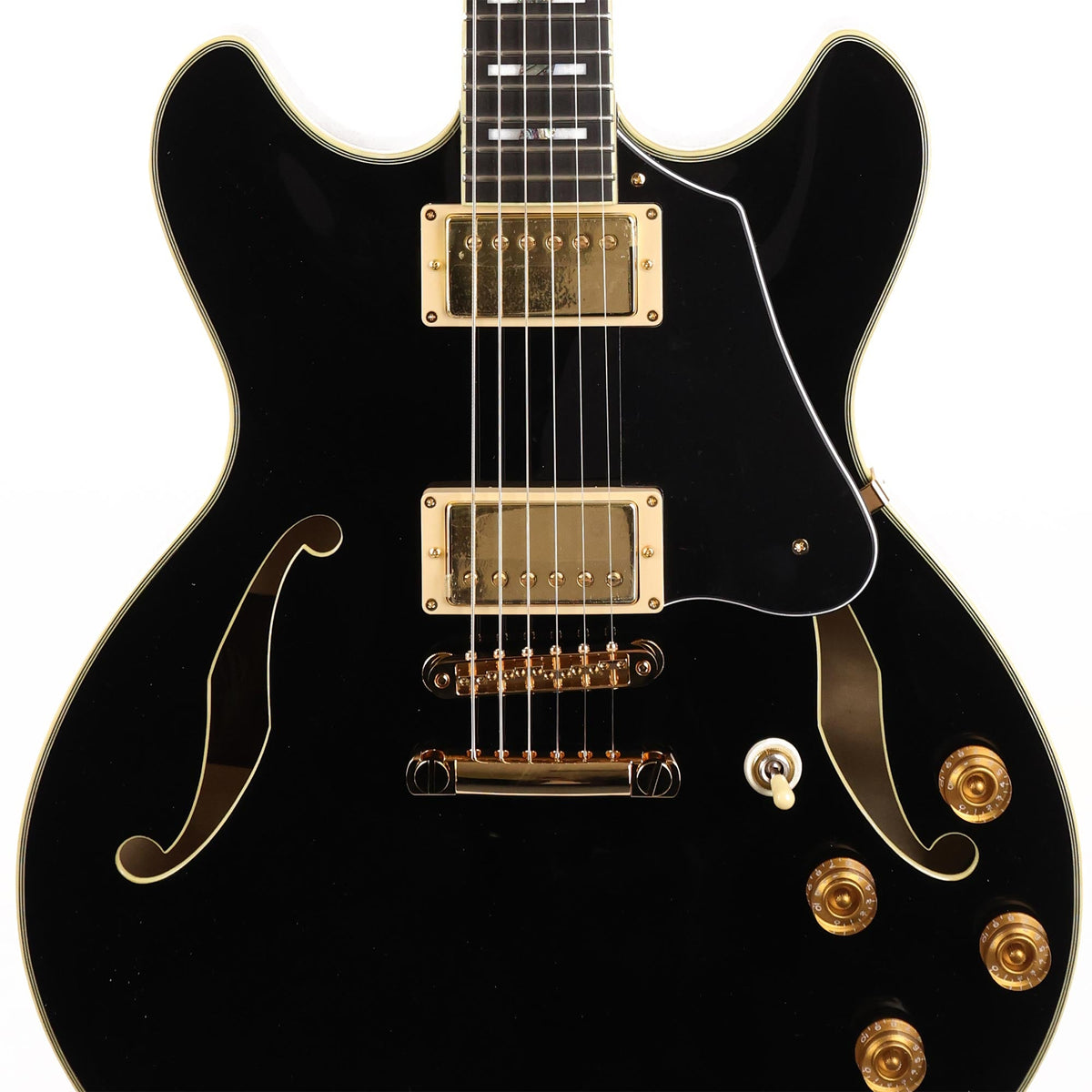 Ibanez JSM20TH John Scofield 20th Anniversary Signature Gloss Black — 6