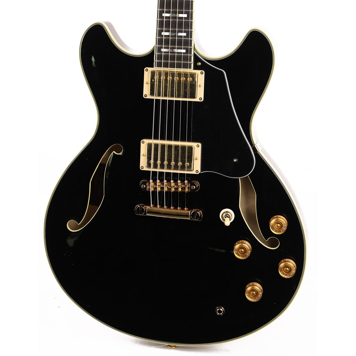 Ibanez JSM20TH John Scofield 20th Anniversary Signature Gloss Black — 7