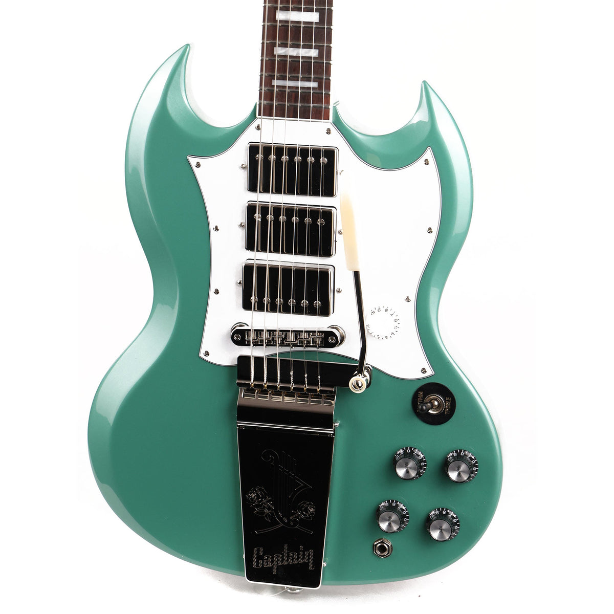Gibson Kirk Douglas Signature SG Inverness Green Used — 7