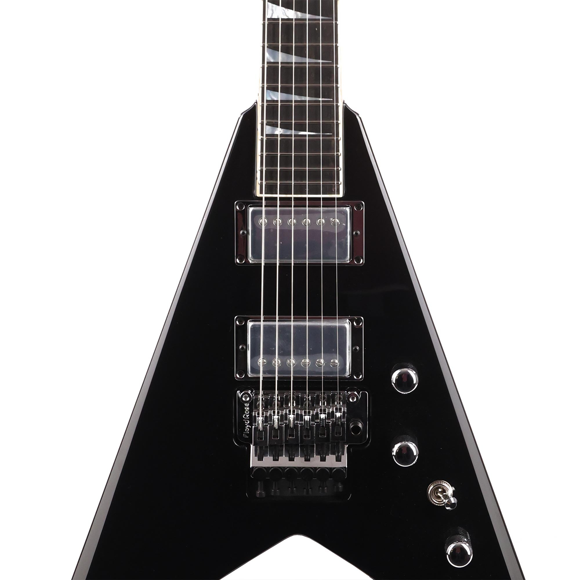 Jackson Custom Shop King V Black Chrome | The Music Zoo