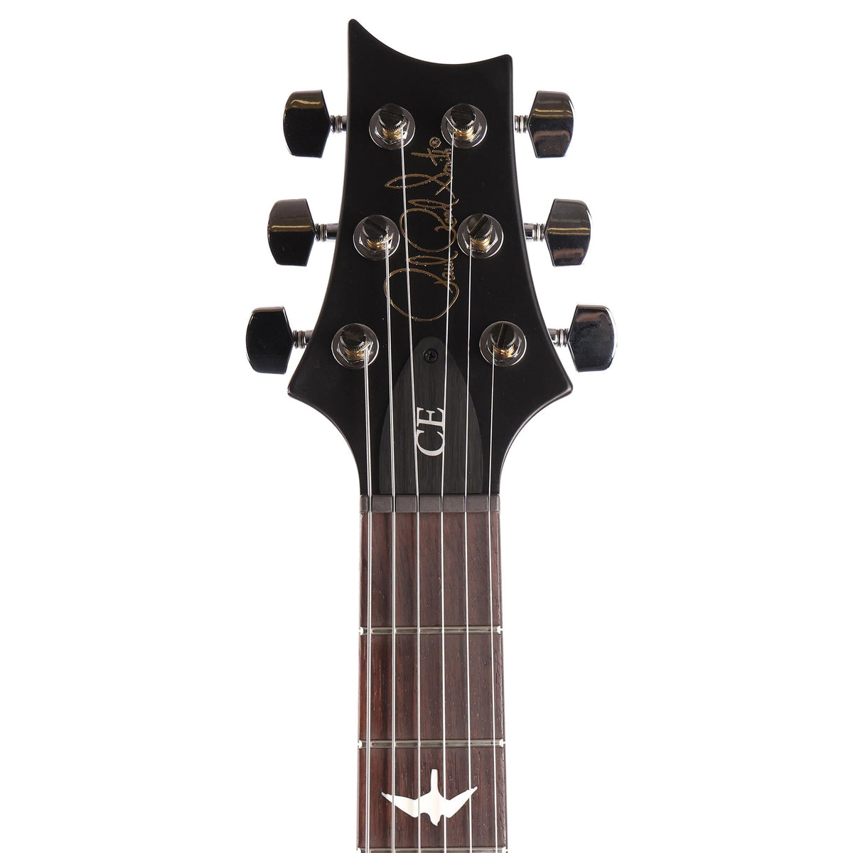 PRS CE24 Faded Whale Blue with Black Wrap Burst — 4