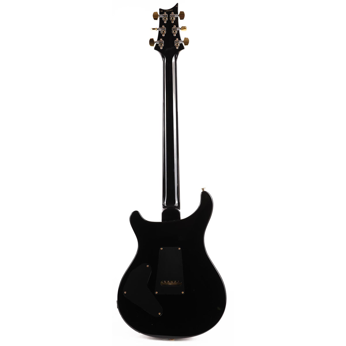 PRS Custom 24 Piezo 10-Top Fire Red with Black Wrap Burst — 3