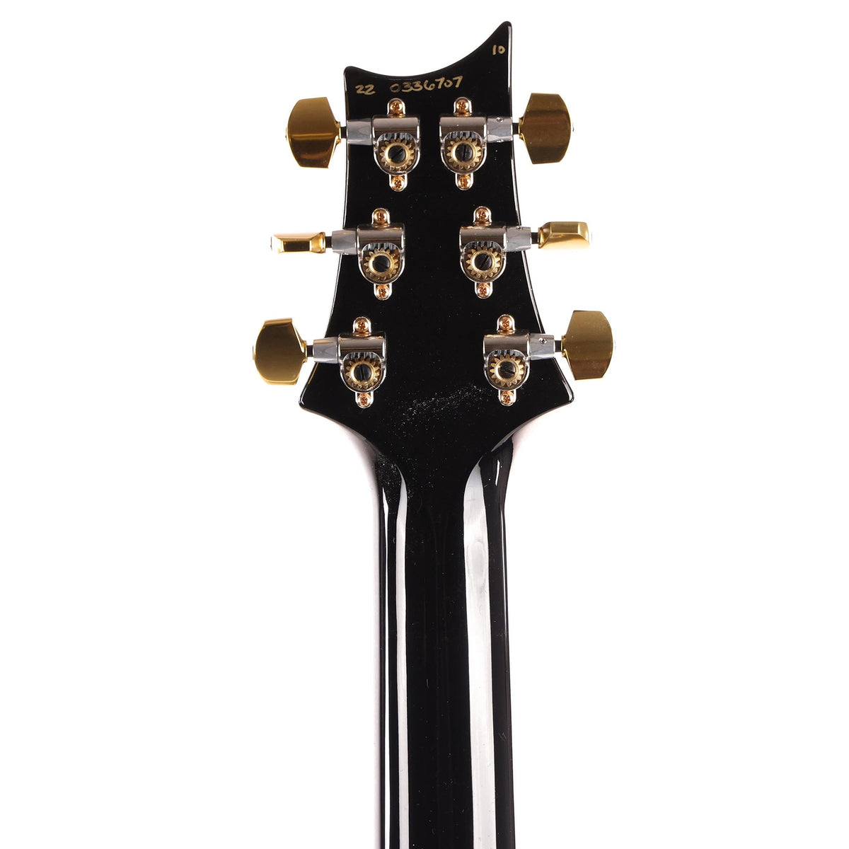 PRS Custom 24 Piezo 10-Top Fire Red with Black Wrap Burst — 5