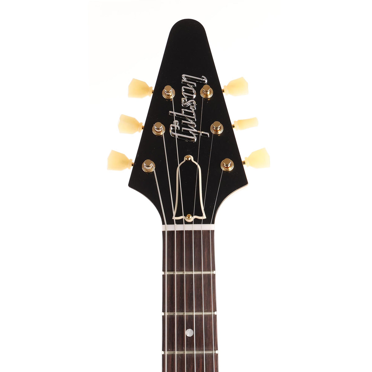 Gibson Custom Shop 1958 Korina Flying V Reissue White Pickguard Natural — 4
