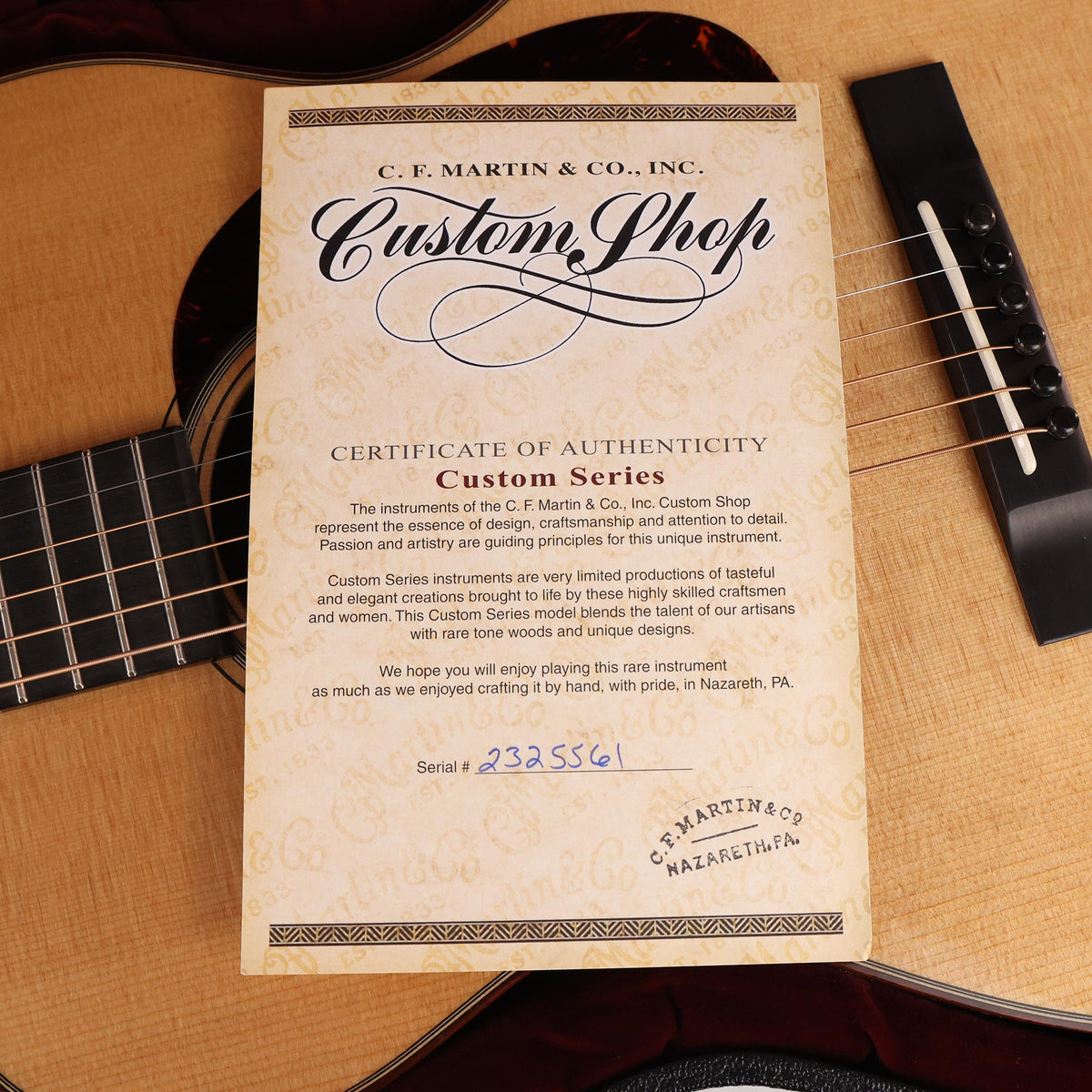 Martin Custom Shop 00-14 Subway Token Acoustic Guitar — 9