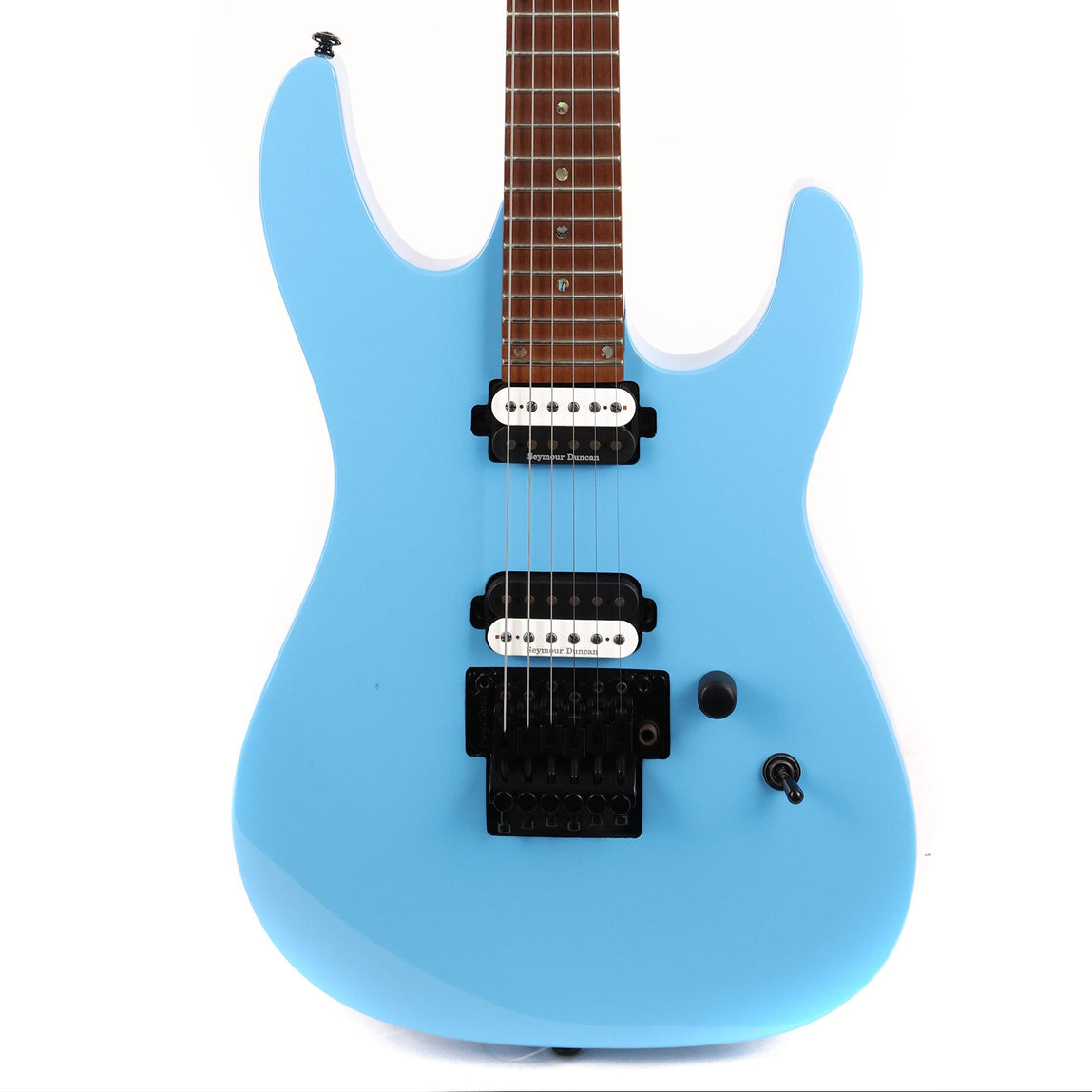 Dean MD 24 Floyd Roasted Maple Neck Vintage Blue Used | The Music Zoo