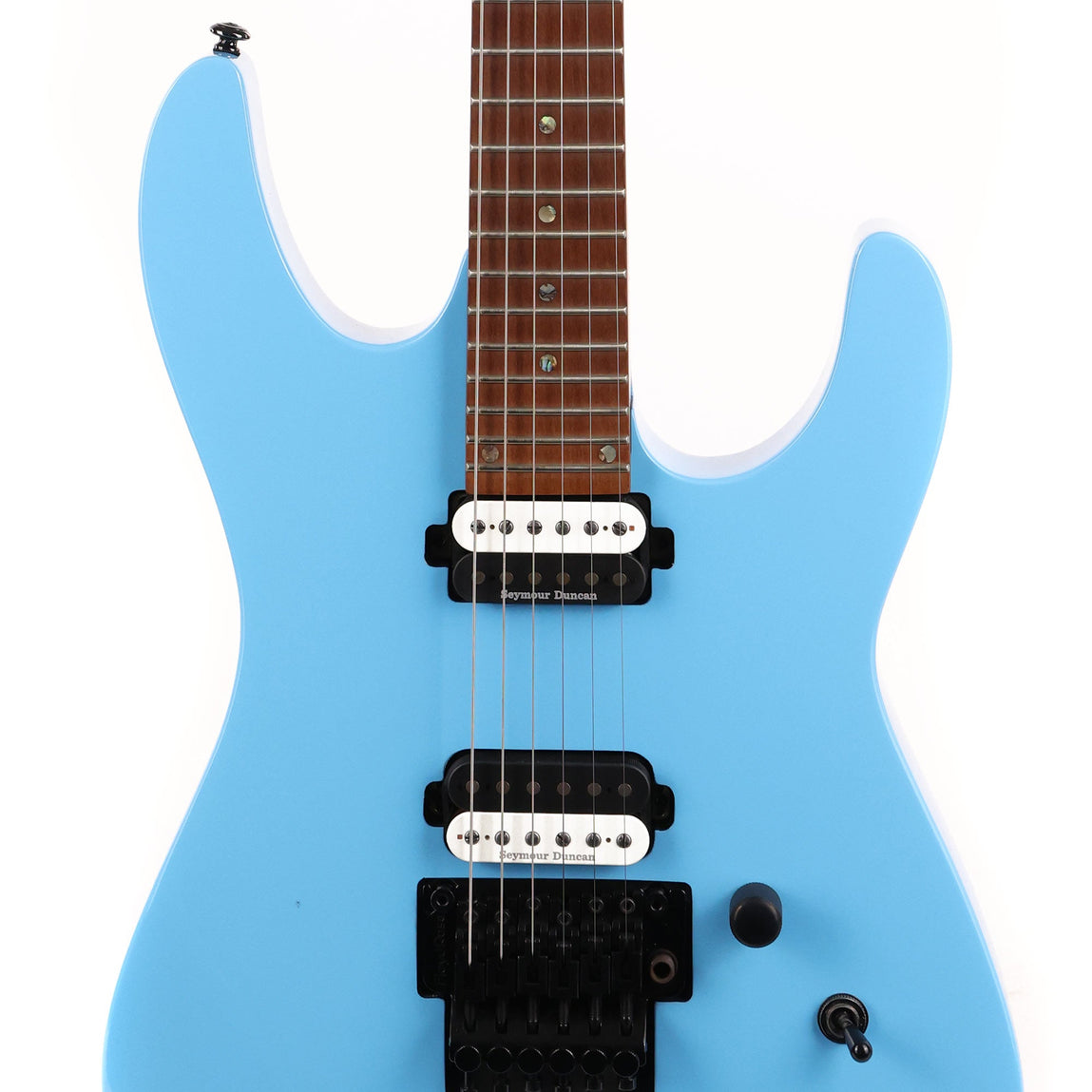 Dean MD 24 Floyd Roasted Maple Neck Vintage Blue Used | The Music Zoo