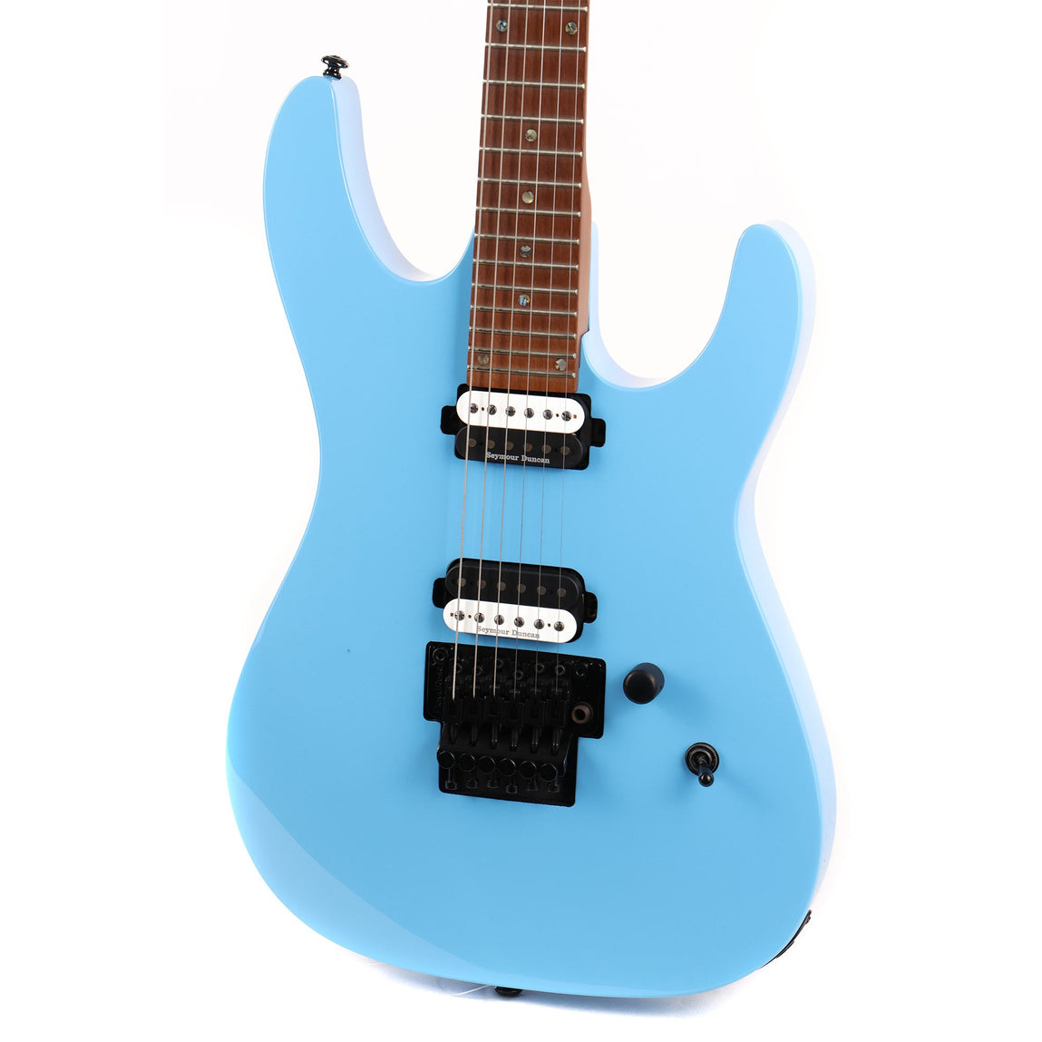 Dean MD 24 Floyd Roasted Maple Neck Vintage Blue Used | The Music Zoo