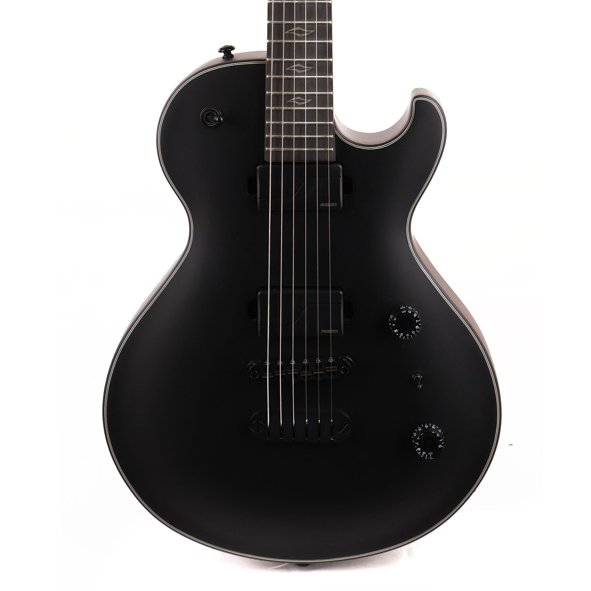 Dean Thoroughbred Select Fluence Black Satin Used | The Music Zoo