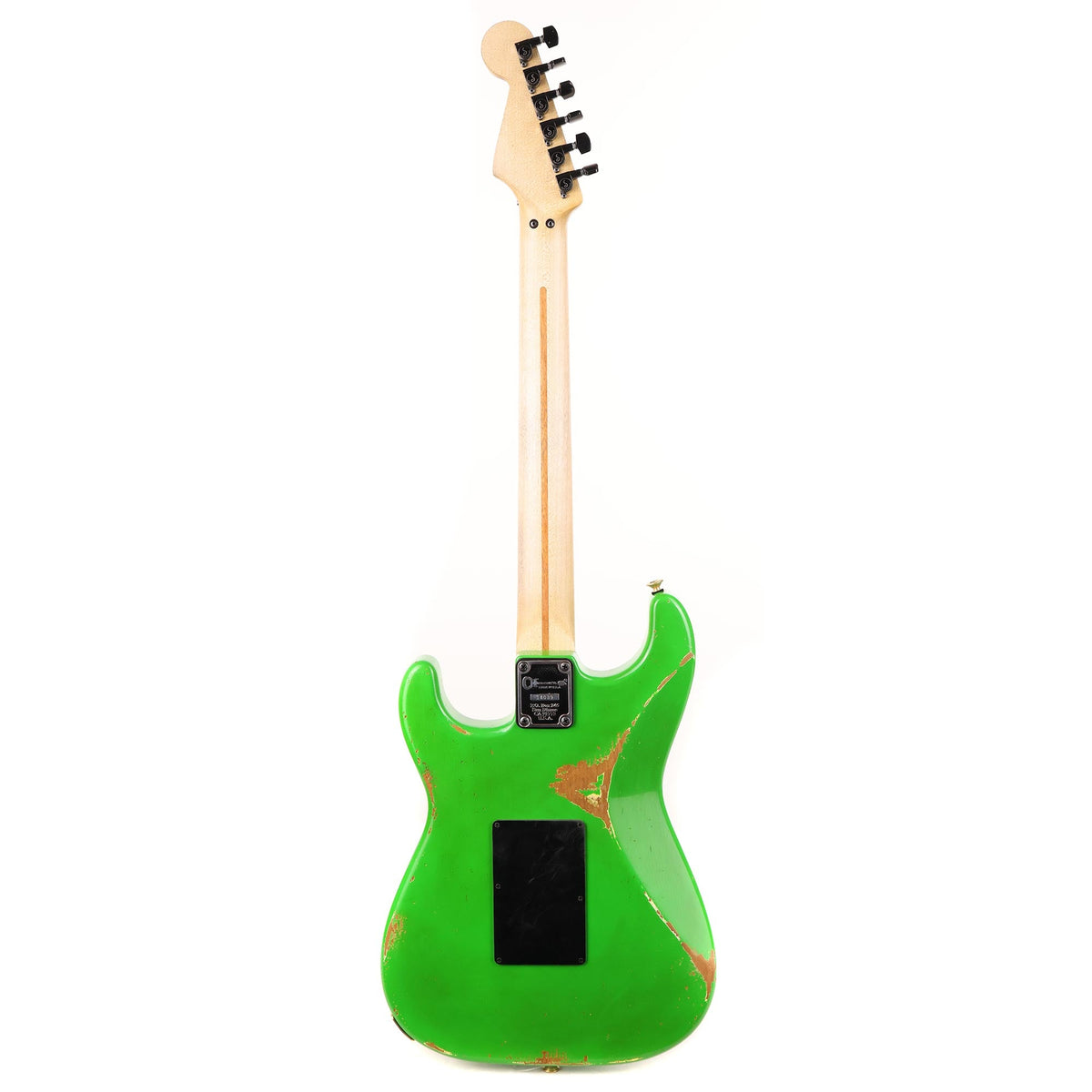Charvel Custom Shop So Cal HSH Nitro Aged Slime Green — 3