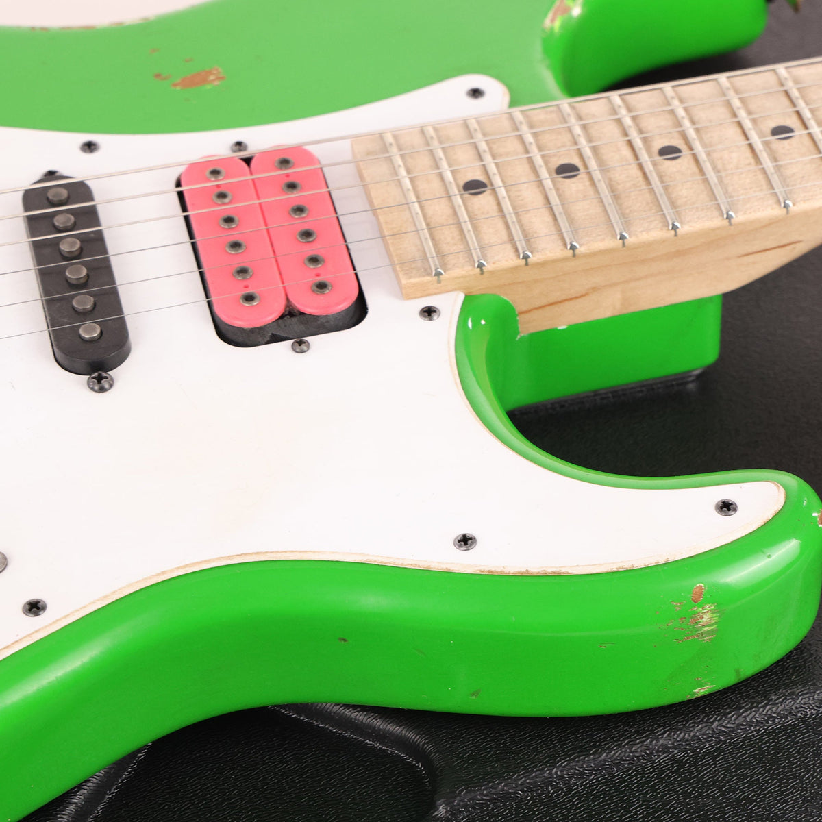 Charvel Custom Shop So Cal HSH Nitro Aged Slime Green — 10
