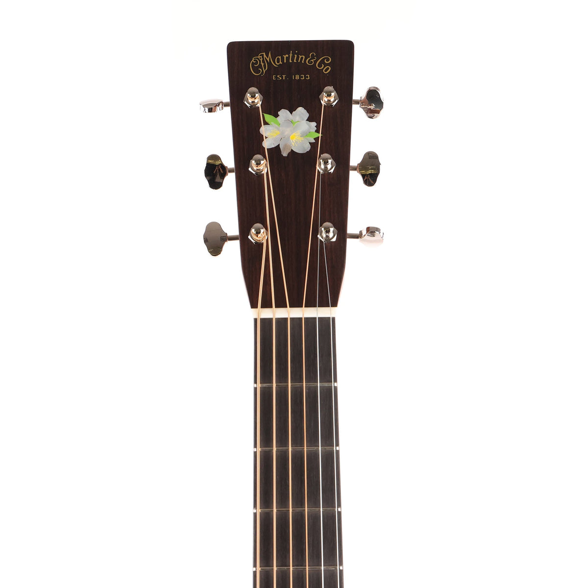 Martin Custom Shop Dreadnought 14-Fret 28 Style East Indian Rosewood Flower Headstock Inlay 2022 — 4