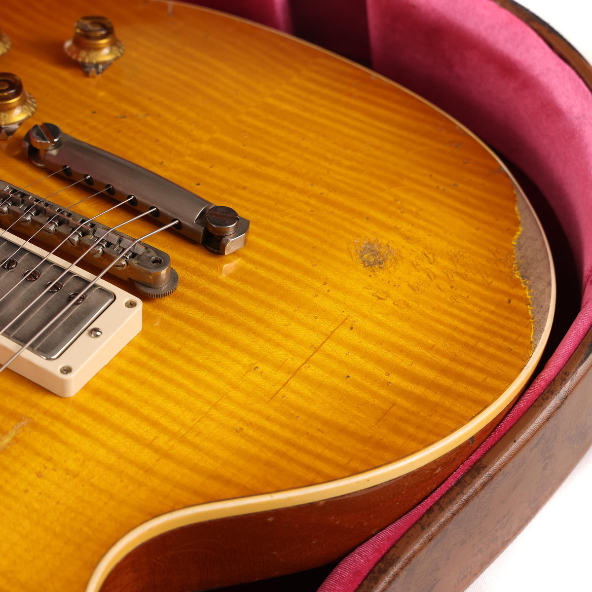 Gibson Custom Shop 1959 Les Paul Reissue Ultra Heavy Aged Dirty Lemon Fade Made 2 Measure — 9
