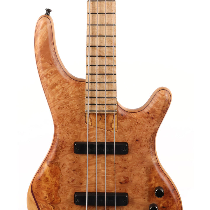 Adler Custom 4-String Bass Burl Maple Top Natural