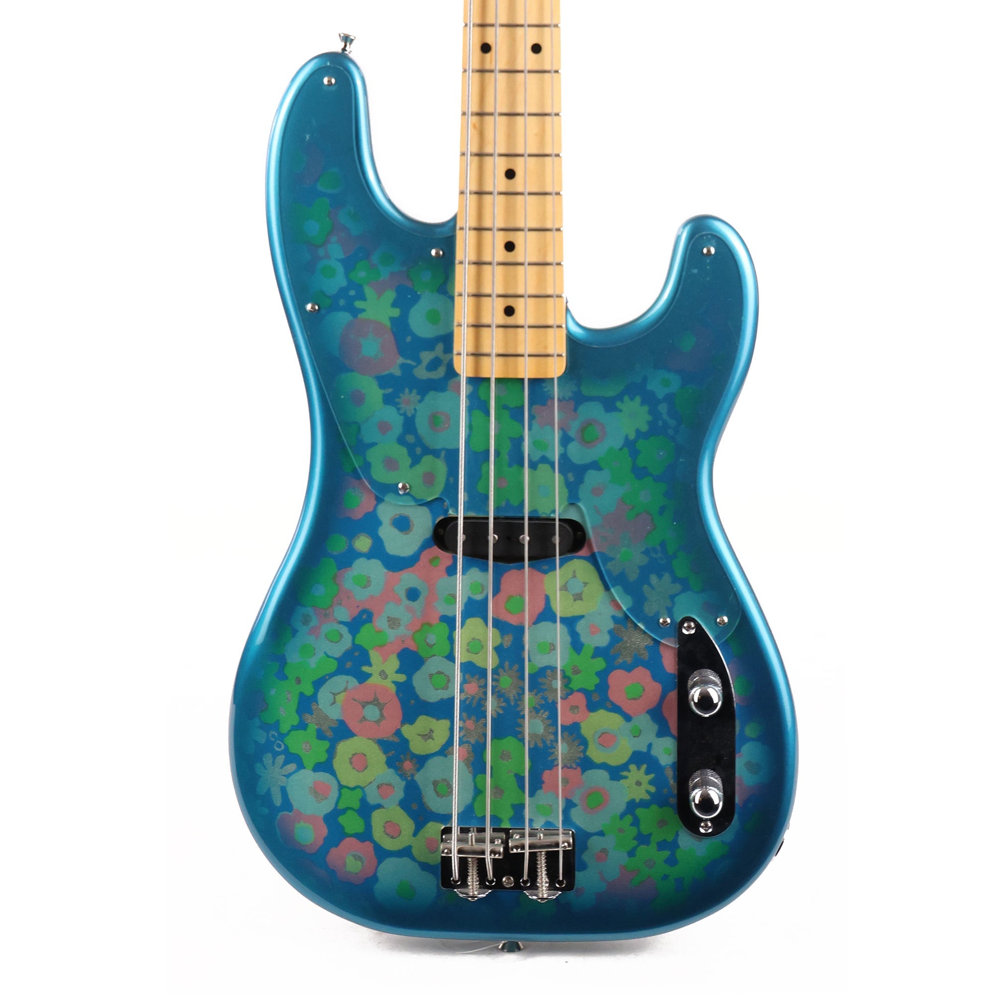 Fender CIJ Precision Bass Blue Paisley Used | The Music Zoo
