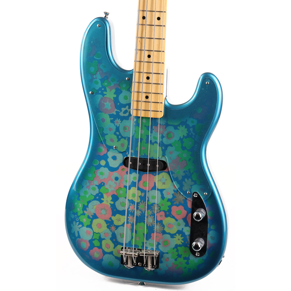 Fender CIJ Precision Bass Blue Paisley Used — 7