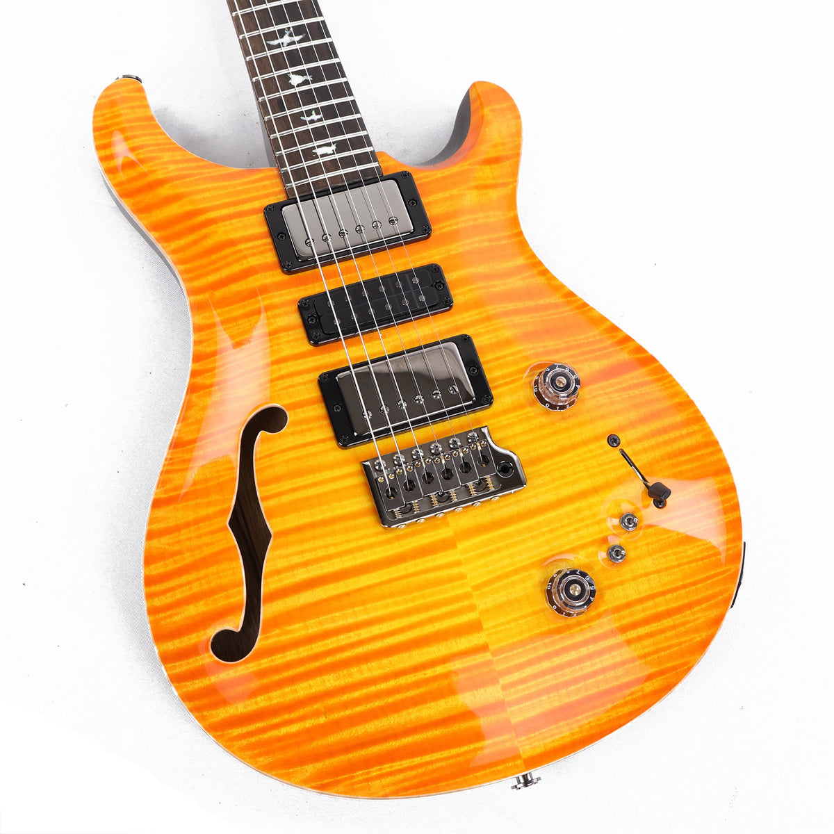 PRS 2022 Private Stock Special Semi-Hollow Limited Edition Citrus Glow — 8