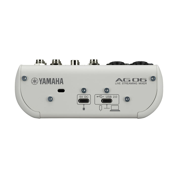 Yamaha AG06MK2 6-Channel Mixer USB Interface White