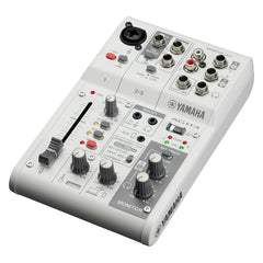 Yamaha Live Streaming Pack AG03 MK2 White | The Music Zoo
