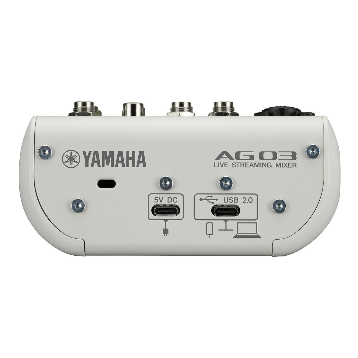 Yamaha Live Streaming Pack AG03 MK2 White | The Music Zoo