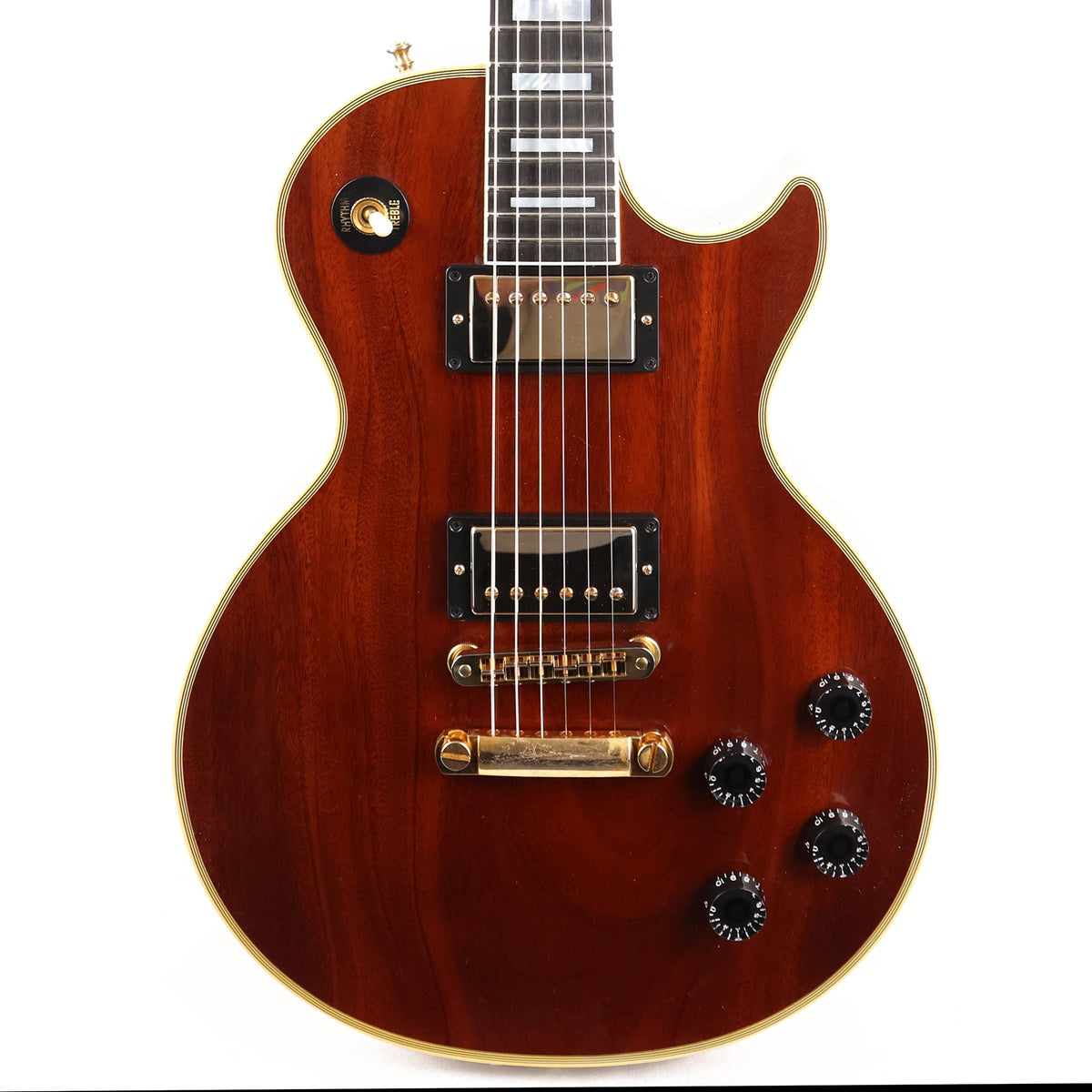 Gibson Custom Shop Les Paul Custom Mahogany Top Walnut Stain Made 2 Measure 2021 — 1