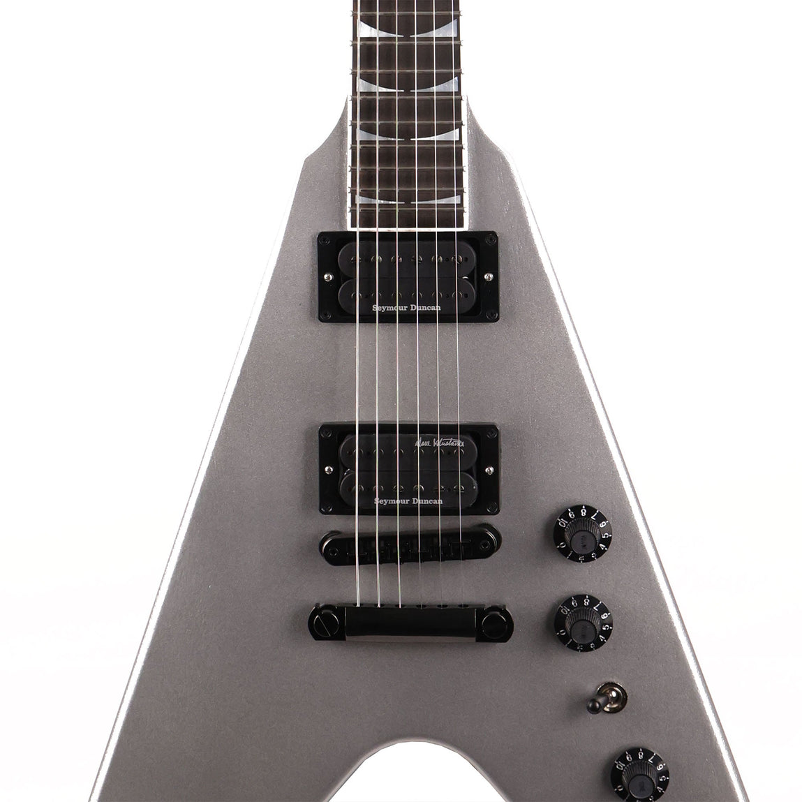 Gibson Dave Mustaine Flying V EXP Metallic Silver 2022 | The