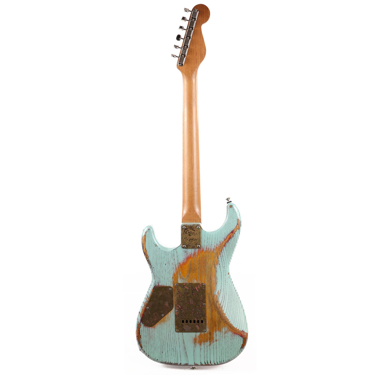 Paoletti Stratospheric Heavy Surf Green HS Vintage Trem Music Zoo Exclusive — 3