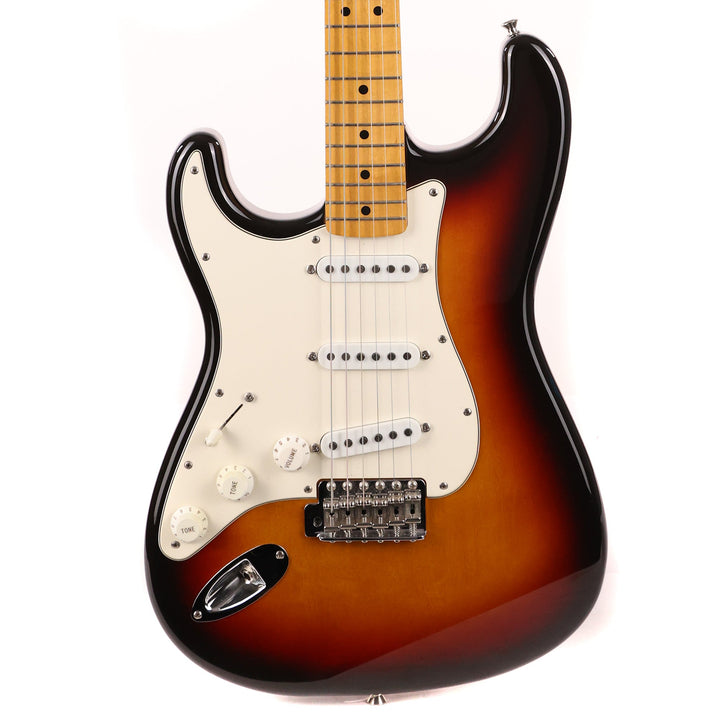 Fender MIJ '68 Stratocaster 3-Tone Sunburst Left-Handed Strung Righty 1992