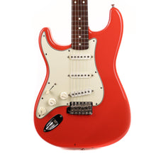Fender CIJ Stratocaster Fiesta Red Left-Handed Strung Righty 1996