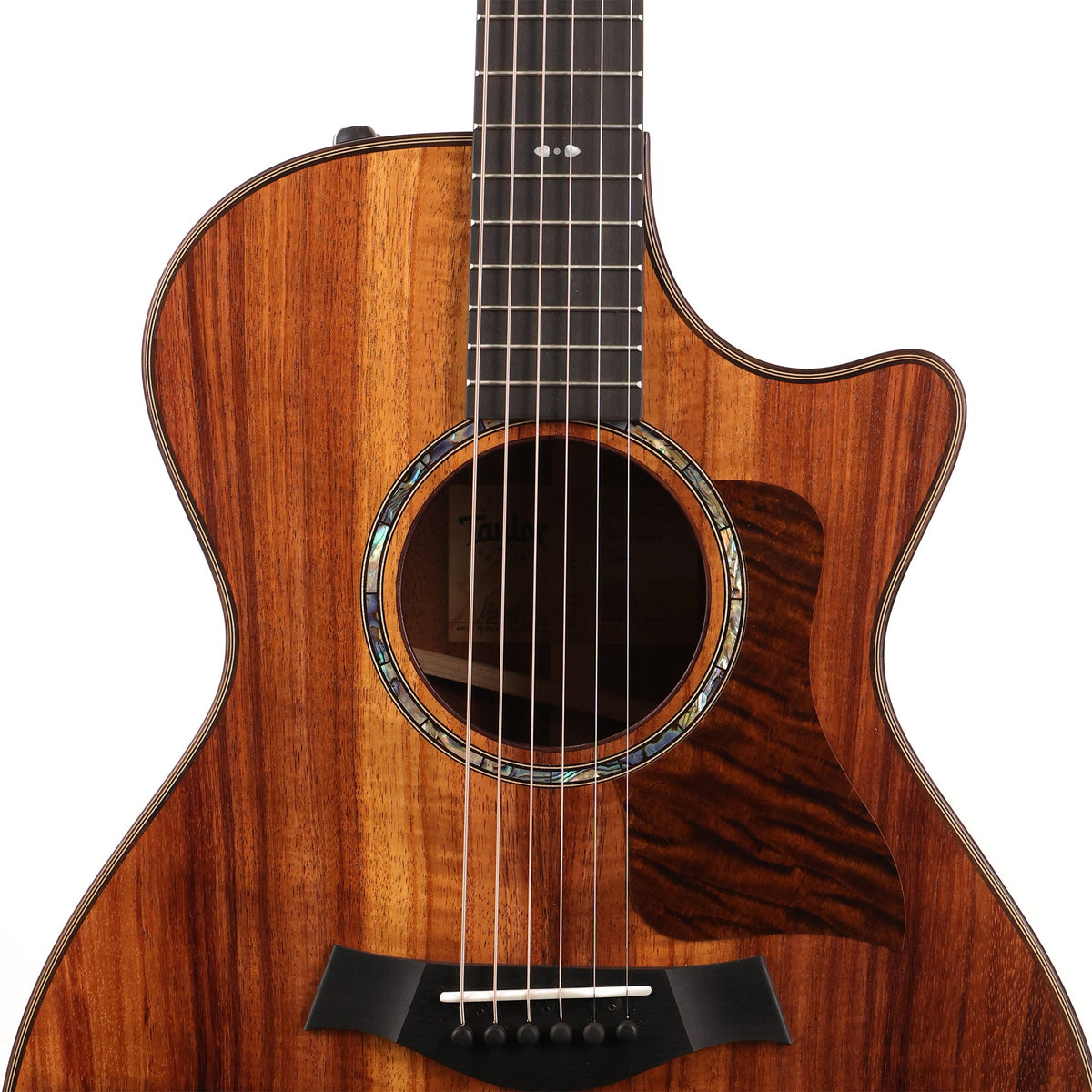 Taylor 722ce Koa Grand Concert Acoustic-Electric Natural Used — 6
