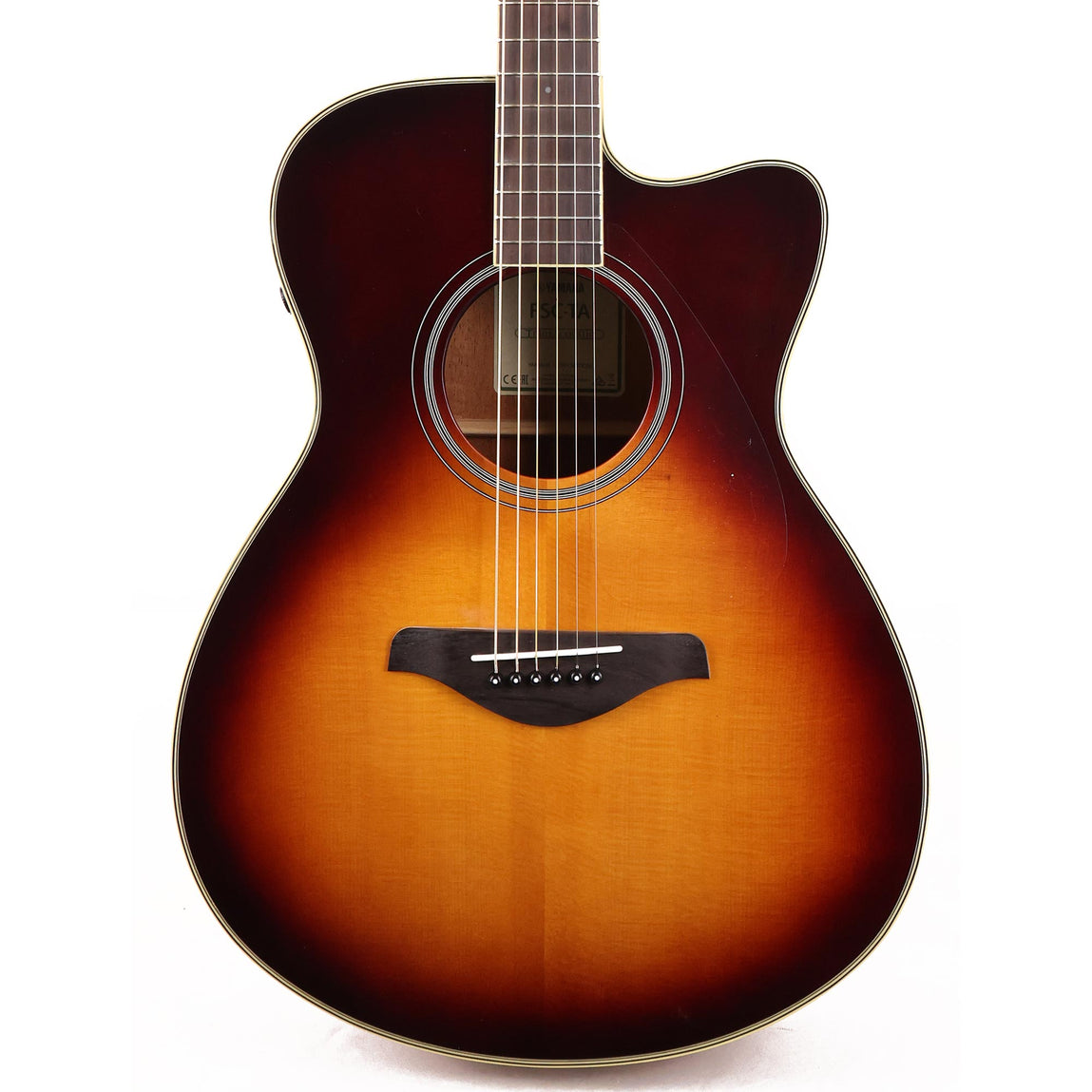 Yamaha FSC-TA Transacoustic Acoustic-Electric Brown Sunburst | The
