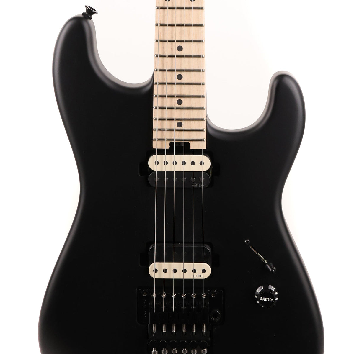 Charvel Jim Root Signature Pro-Mod San Dimas Style 1 HH FR M Satin Black — 6
