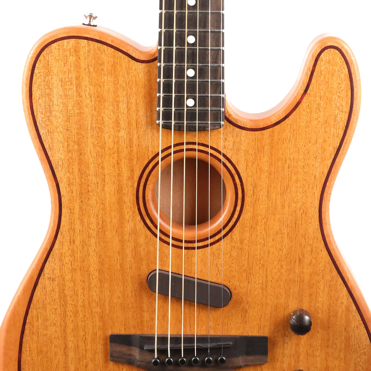 Fender American Acoustasonic Telecaster All Mahogany Natural — 6
