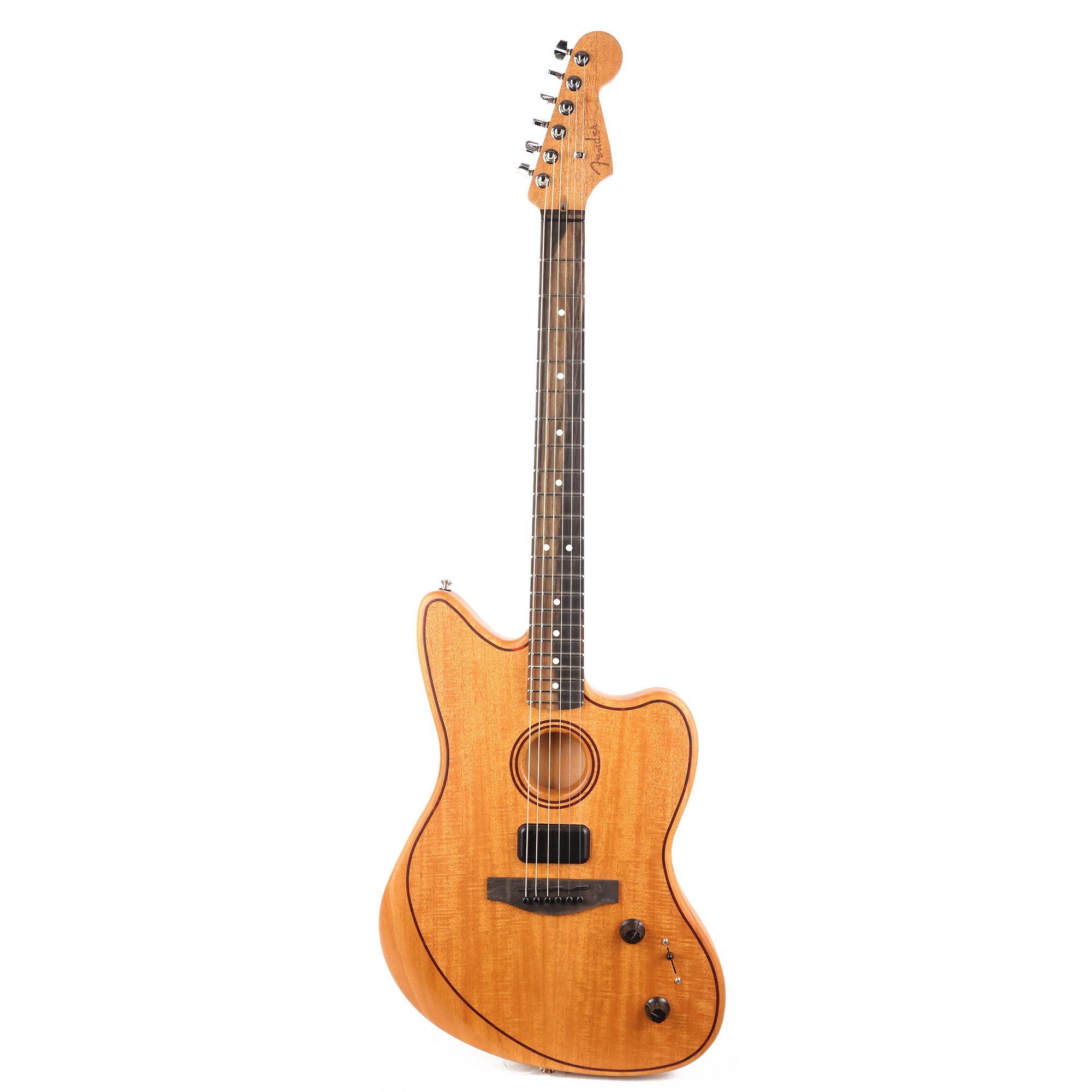 Fender American Acoustasonic Jazzmaster All Mahogany Natural | The 