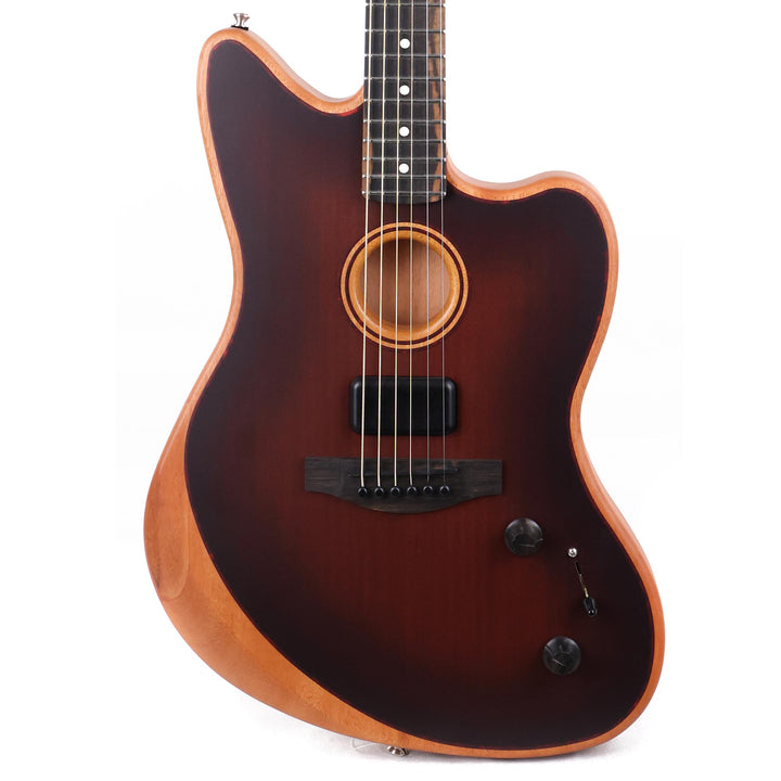 Fender American Acoustasonic Jazzmaster All Mahogany Bourbon Burst