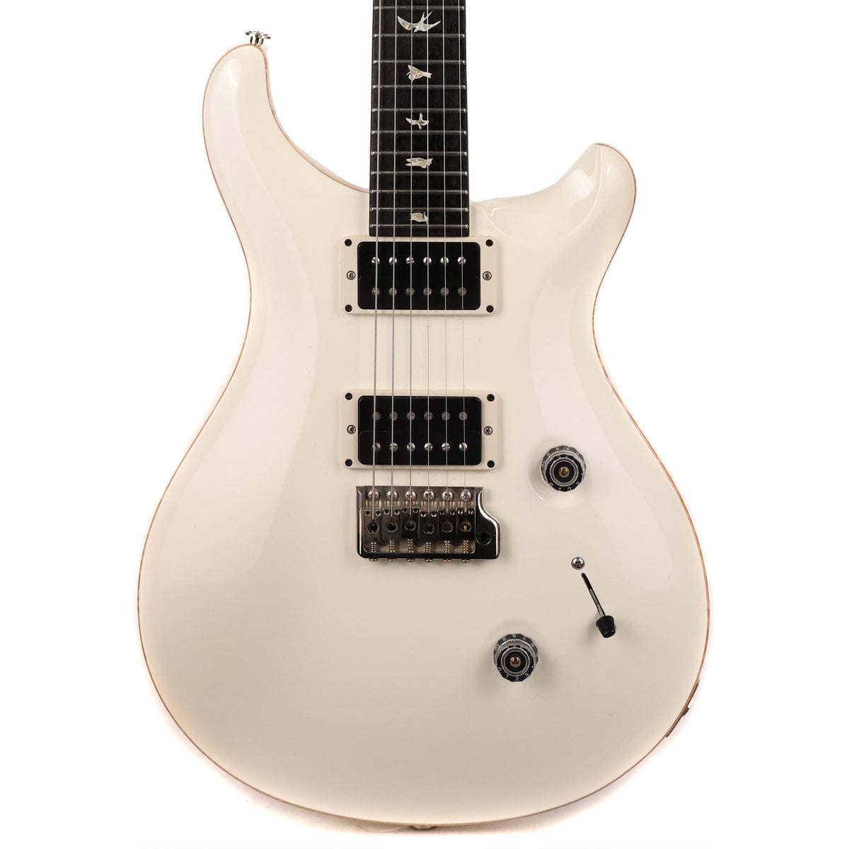 PRS Custom 24 Antique White with Flame Maple Binding 2020 — 1