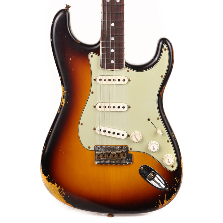 Fender Custom Shop '60s Stratocaster Thin Skin Faded 3-Tone Sunburst Used