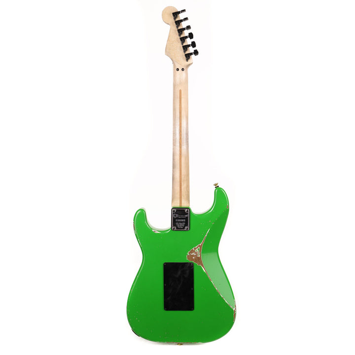Charvel Custom Shop So Cal HSH Nitro Aged Slime Green Black Pickguard