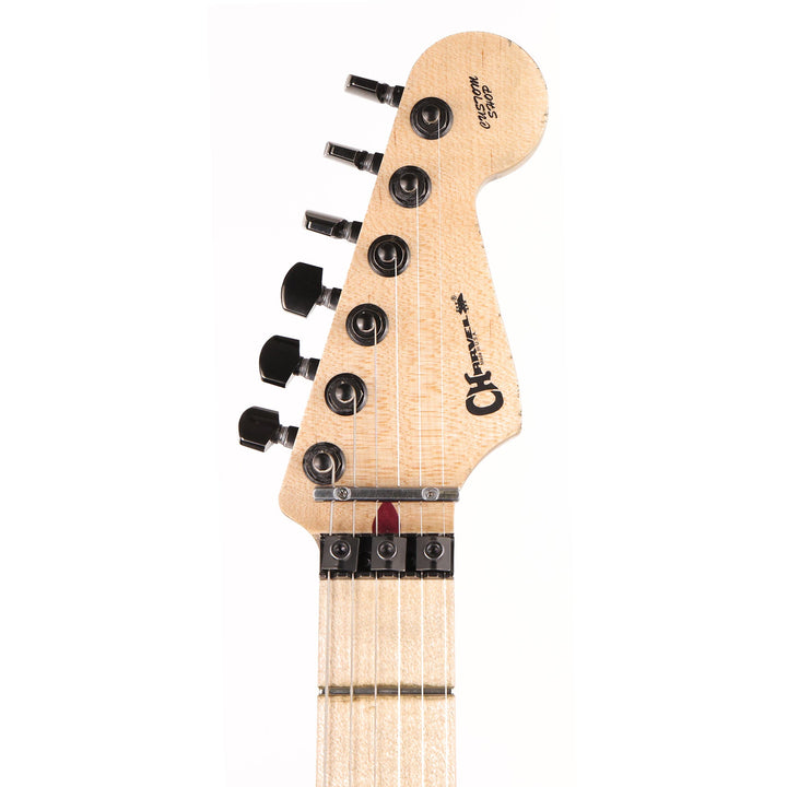 Charvel Custom Shop So Cal HSH Nitro Aged Slime Green Black Pickguard