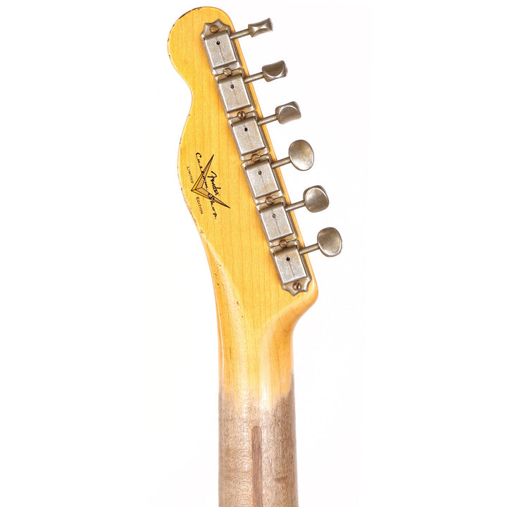 Fender Custom Shop Roasted Pine Double Esquire Relic Faded Aged Black