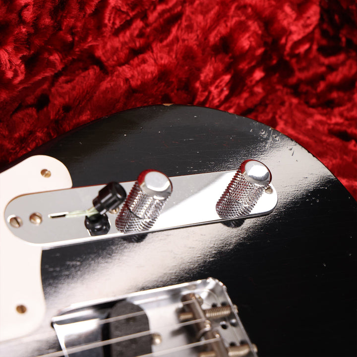 Fender Custom Shop Roasted Pine Double Esquire Relic Faded Aged Black 2023