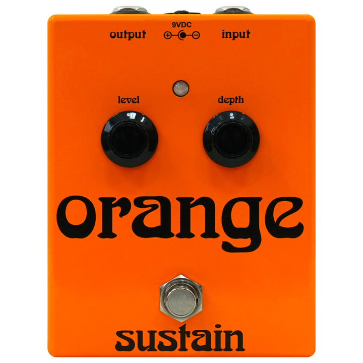 Orange Sustain Effect Pedal
