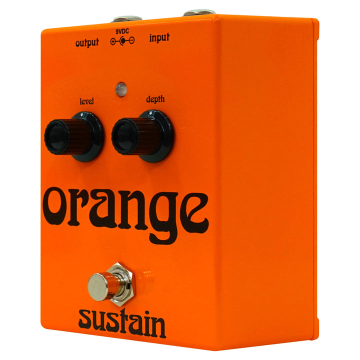Orange Sustain Effect Pedal