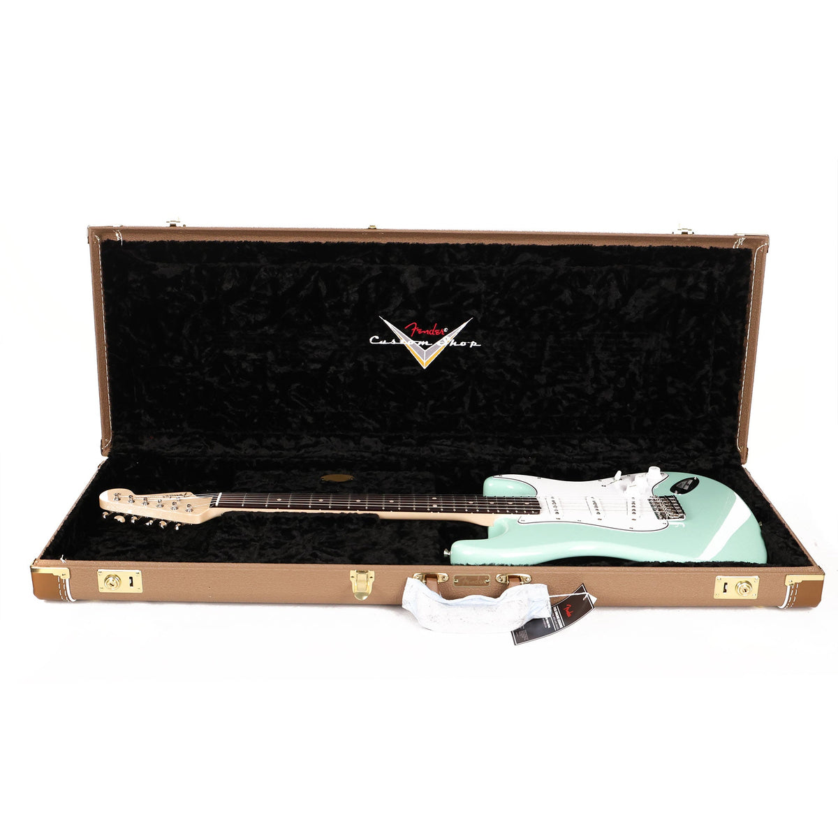 Fender Custom Shop NoNeck '60 Stratocaster Surf Green NOS Music Zoo Exclusive — 9