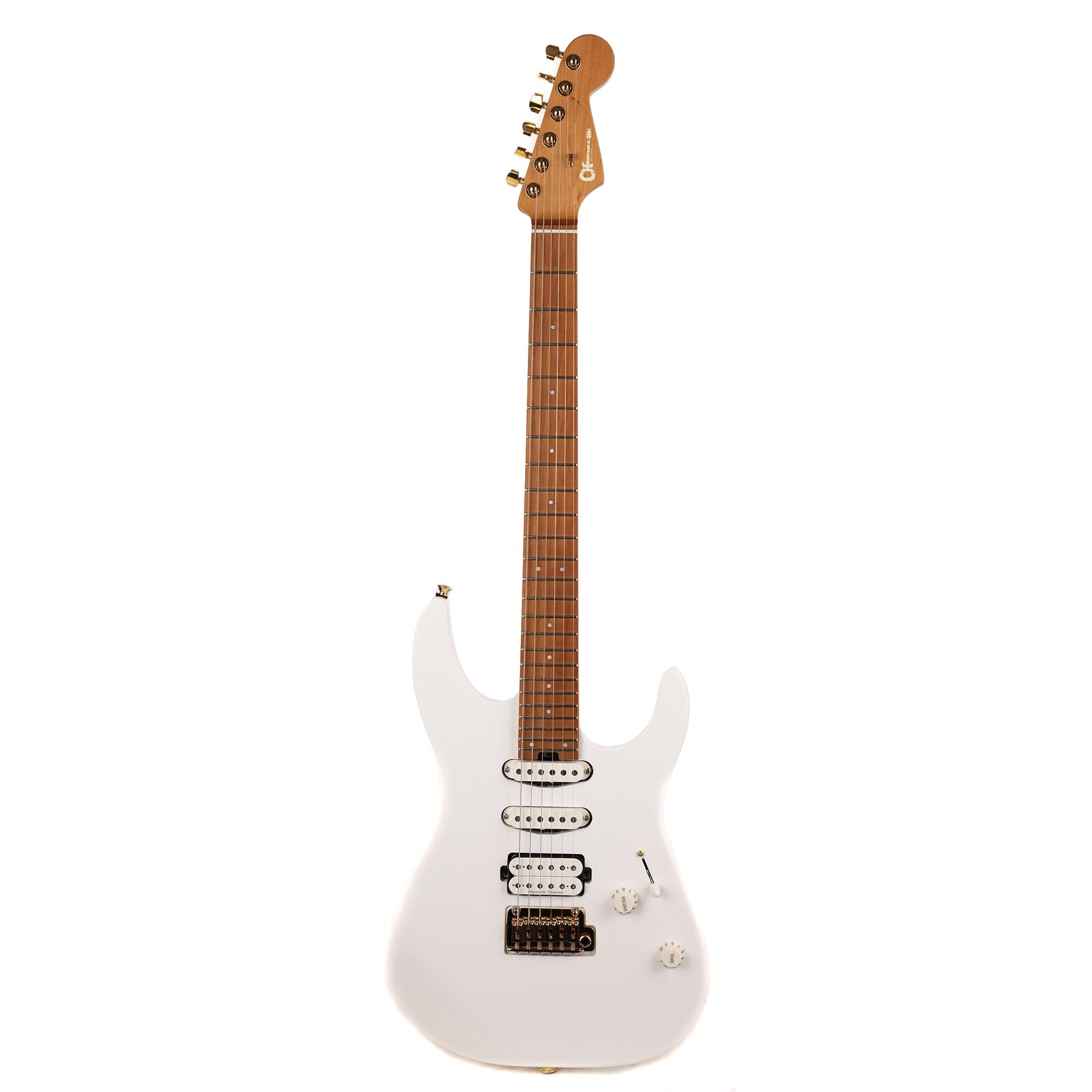 Charvel Pro-Mod DK24 HSS 2PT CM Snow White Used | The Music Zoo