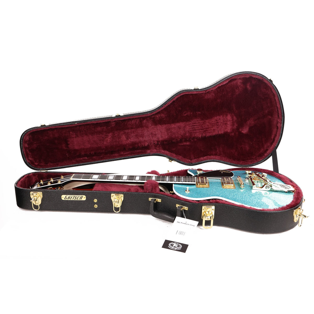 Gretsch G6229TG Limited Edition Players Edition Sparkle Jet BT Guitar Ocean Turquoise Sparkle — 8