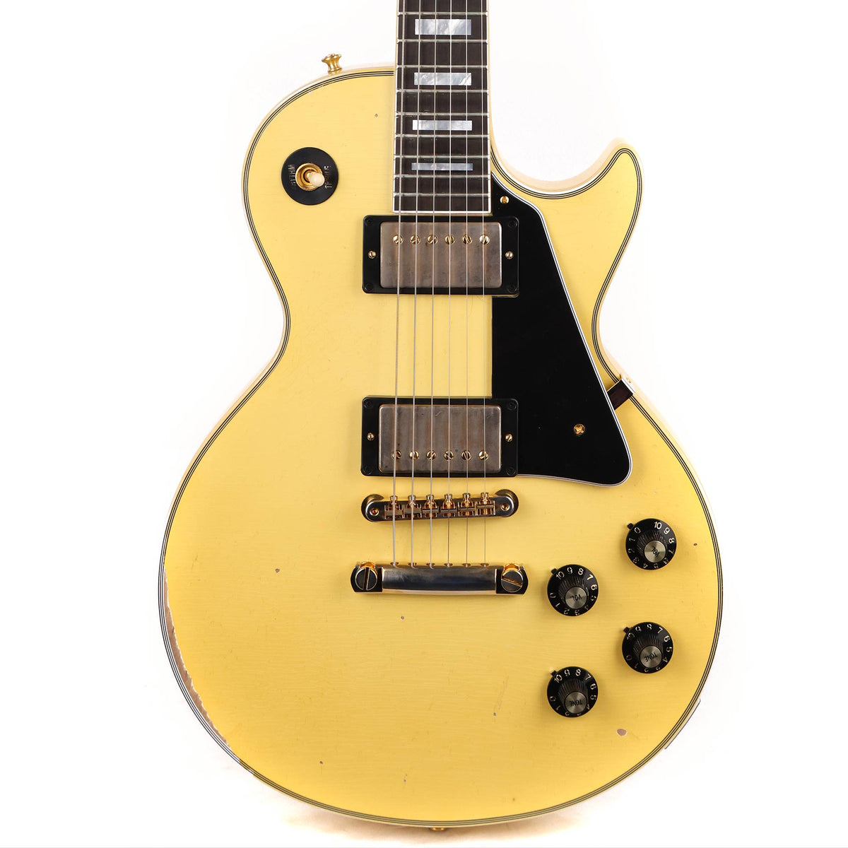Gibson Custom Shop '74 Les Paul Custom Murphy Lab Aged Classic White Made 2 Measure — 1