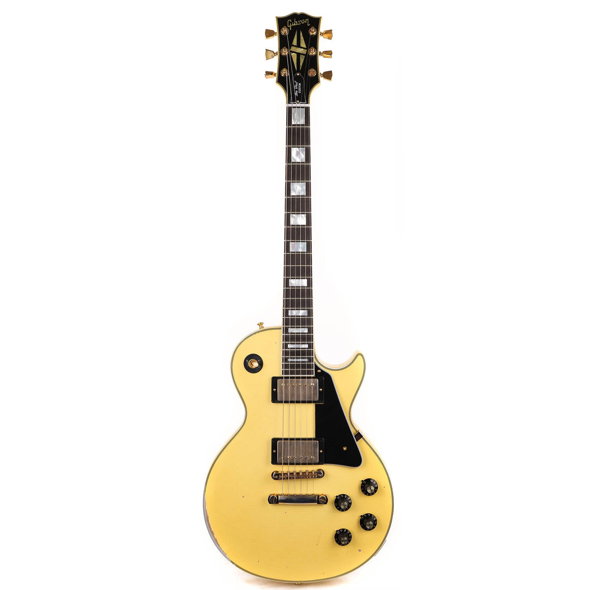 Gibson Custom Shop '74 Les Paul Custom Murphy Lab Aged Classic White Made 2 Measure — 2