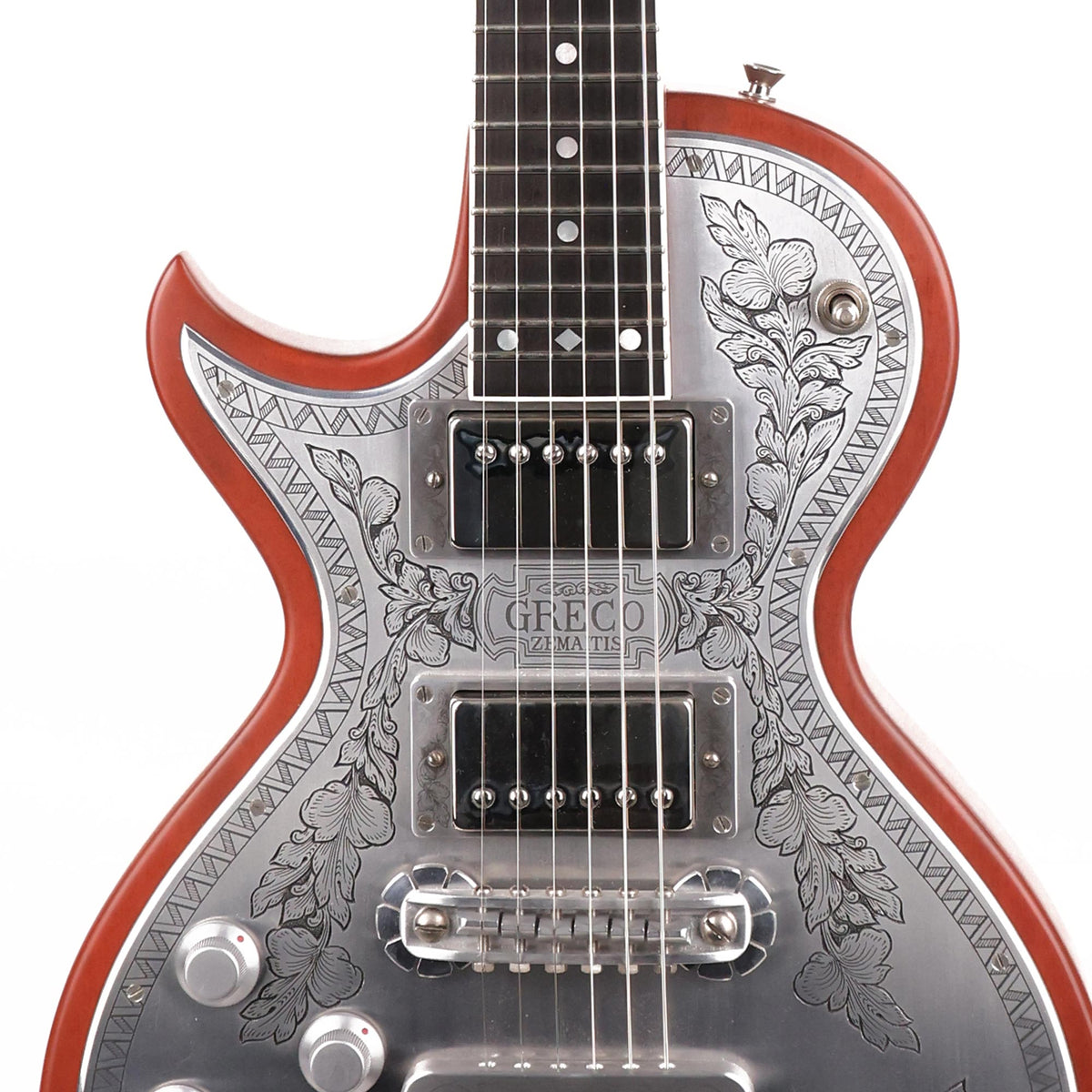 Greco Licensed Zemaitis Metal Front Guitar Left-Handed — 6