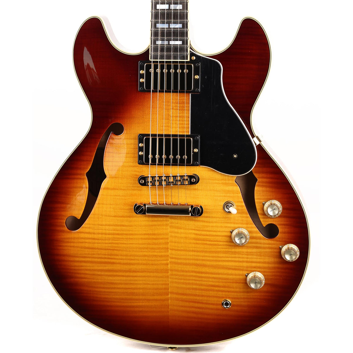 Yamaha SA2200 Semi-Hollow Violin Sunburst — 7